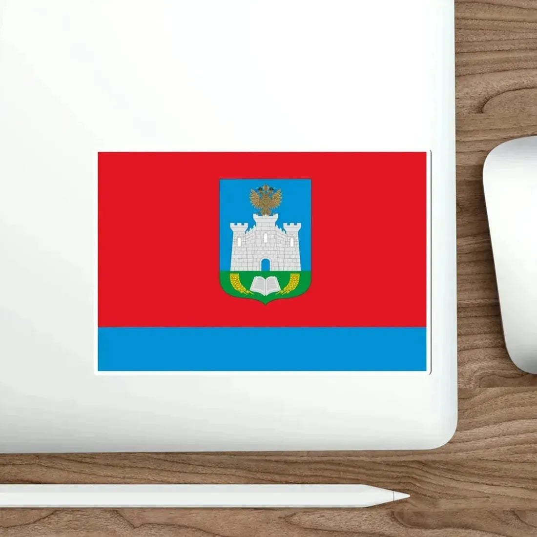Flag of Oryol Oblast Russia STICKER Vinyl Die-Cut Decal - The Sticker Space