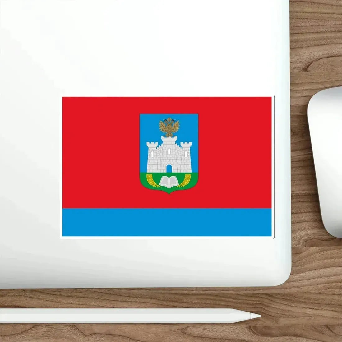 Flag of Oryol Oblast Russia STICKER Vinyl Die-Cut Decal - The Sticker Space