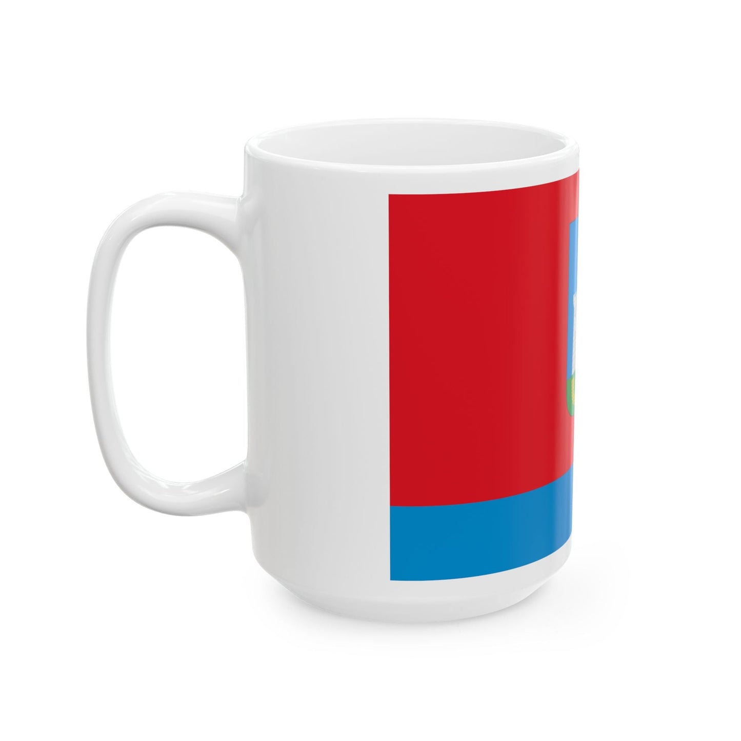 Flag of Oryol Oblast Russia - White Coffee Mug