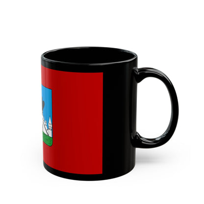 Flag of Oryol Russia - Black Coffee Mug-The Sticker Space