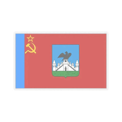 Flag of Oryol Russia - STICKER Vinyl Kiss-Cut Decal 6 Inch Transparent - The Sticker Space
