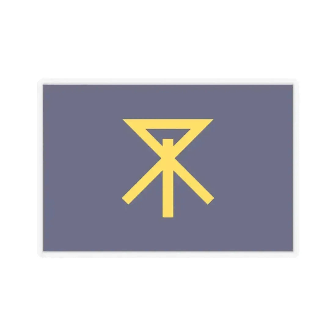 Flag of Osaka Osaka Japan - STICKER Vinyl Kiss-Cut Decal 2 Inch Transparent - The Sticker Space