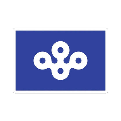 Flag of Osaka Prefecture Japan STICKER Vinyl Die-Cut Decal 2 Inch - The Sticker Space