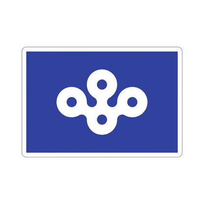 Flag of Osaka Prefecture Japan STICKER Vinyl Die-Cut Decal 3 Inch - The Sticker Space