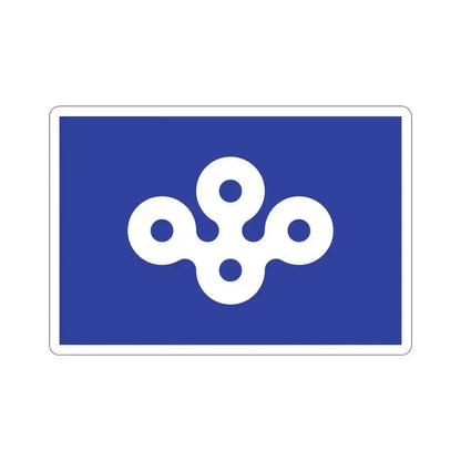 Flag of Osaka Prefecture Japan STICKER Vinyl Die-Cut Decal 5 Inch - The Sticker Space