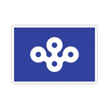 Flag of Osaka Prefecture Japan STICKER Vinyl Die-Cut Decal 6 Inch - The Sticker Space