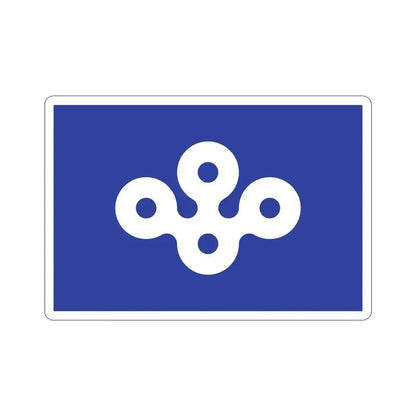 Flag of Osaka Prefecture Japan STICKER Vinyl Die-Cut Decal - The Sticker Space