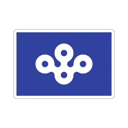 Flag of Osaka Prefecture Japan STICKER Vinyl Die-Cut Decal - The Sticker Space
