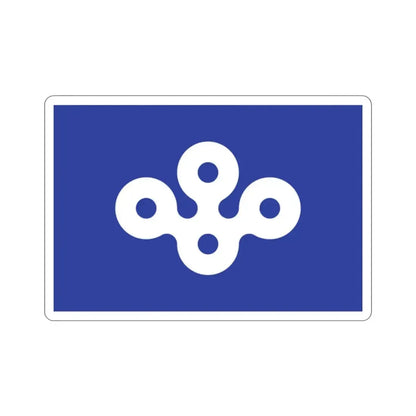 Flag of Osaka Prefecture Japan STICKER Vinyl Die-Cut Decal - The Sticker Space