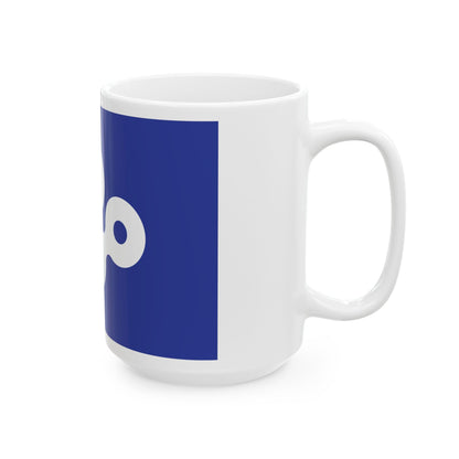 Flag of Osaka Prefecture Japan - White Coffee Mug