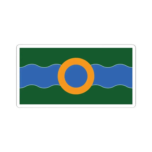 Flag of Osgoode Ontario (Canada) STICKER Vinyl Kiss-Cut Decal 2 Inch White - The Sticker Space