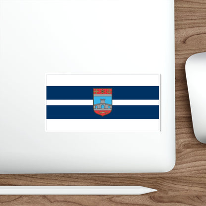 Flag of Osijek Baranja County Croatia STICKER Vinyl Die-Cut Decal-The Sticker Space