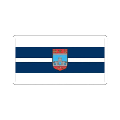Flag of Osijek Baranja County Croatia STICKER Vinyl Die-Cut Decal 2 Inch - The Sticker Space