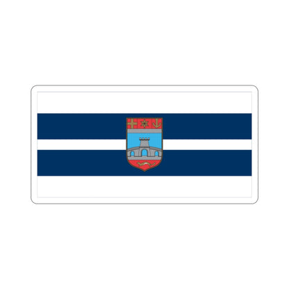 Flag of Osijek Baranja County Croatia STICKER Vinyl Die-Cut Decal-3 Inch-The Sticker Space