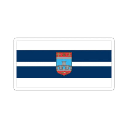 Flag of Osijek Baranja County Croatia STICKER Vinyl Die-Cut Decal 3 Inch - The Sticker Space