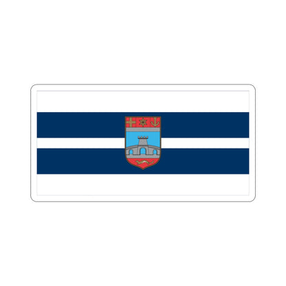 Flag of Osijek Baranja County Croatia STICKER Vinyl Die-Cut Decal-4 Inch-The Sticker Space