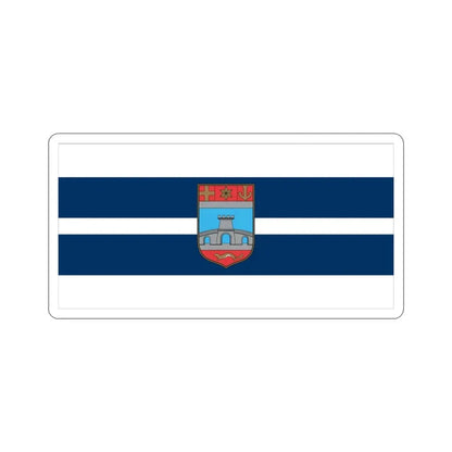 Flag of Osijek Baranja County Croatia STICKER Vinyl Die-Cut Decal 4 Inch - The Sticker Space