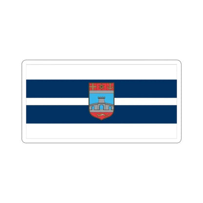 Flag of Osijek Baranja County Croatia STICKER Vinyl Die-Cut Decal 5 Inch - The Sticker Space