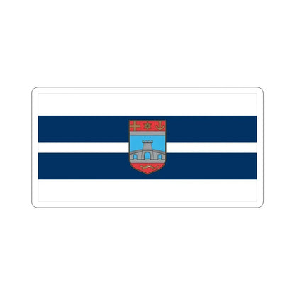 Flag of Osijek Baranja County Croatia STICKER Vinyl Die-Cut Decal 5 Inch - The Sticker Space