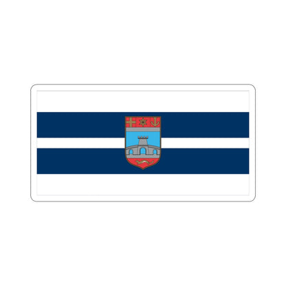 Flag of Osijek Baranja County Croatia STICKER Vinyl Die-Cut Decal-6 Inch-The Sticker Space