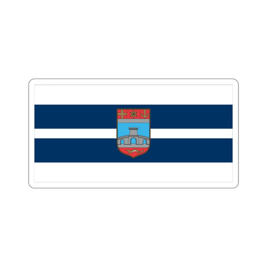 Flag of Osijek Baranja County Croatia STICKER Vinyl Die-Cut Decal-6 Inch-The Sticker Space