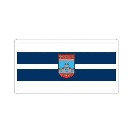 Flag of Osijek Baranja County Croatia STICKER Vinyl Die-Cut Decal 6 Inch - The Sticker Space