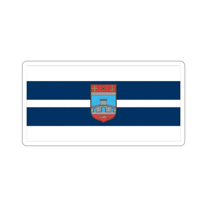 Flag of Osijek Baranja County Croatia STICKER Vinyl Die-Cut Decal 6 Inch - The Sticker Space
