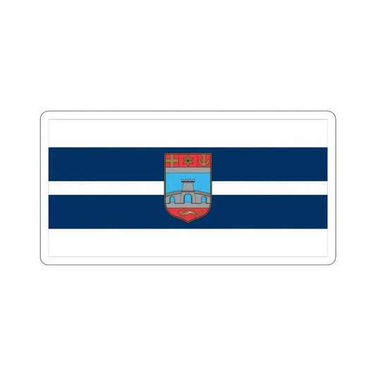 Flag of Osijek Baranja County Croatia STICKER Vinyl Die-Cut Decal 6 Inch - The Sticker Space