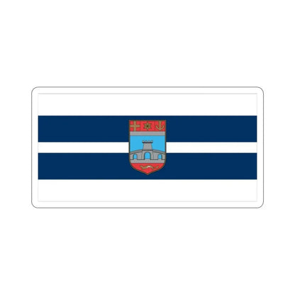 Flag of Osijek Baranja County Croatia STICKER Vinyl Die-Cut Decal - The Sticker Space