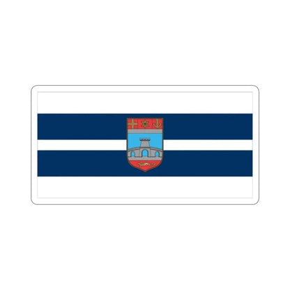 Flag of Osijek Baranja County Croatia STICKER Vinyl Die-Cut Decal - The Sticker Space