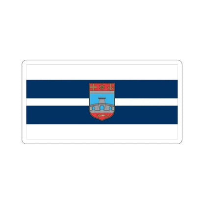 Flag of Osijek Baranja County Croatia STICKER Vinyl Die-Cut Decal - The Sticker Space