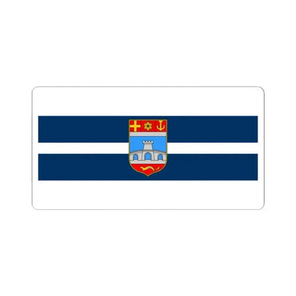 Flag of Osijek-Baranja County (Croatia) STICKER Vinyl Kiss-Cut Decal 2 Inch White - The Sticker Space
