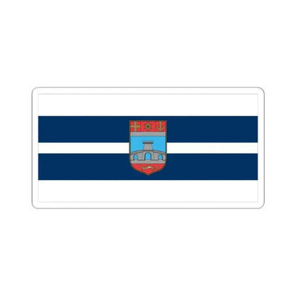 Flag of Osijek Baranja County Croatia - STICKER Vinyl Kiss-Cut Decal 3 Inch White - The Sticker Space
