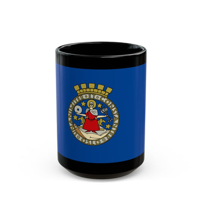 Flag of Oslo Oslo Norway - Black Coffee Mug-15oz-The Sticker Space