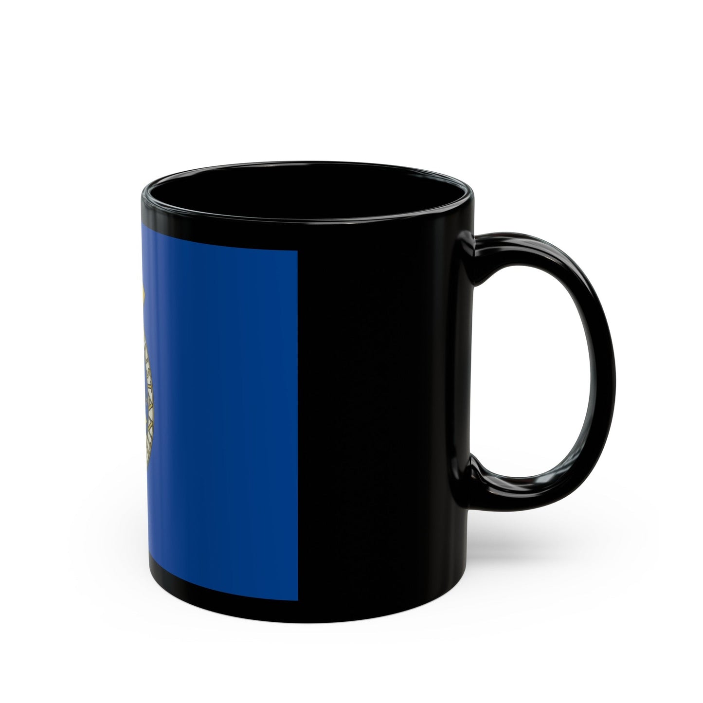 Flag of Oslo Oslo Norway - Black Coffee Mug-The Sticker Space