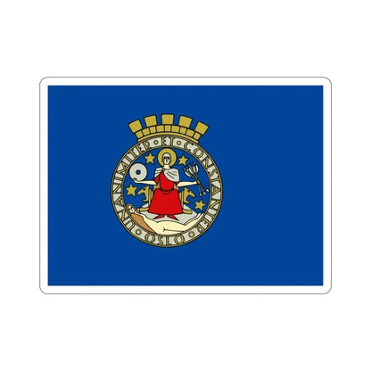 Flag of Oslo Oslo Norway STICKER Vinyl Die-Cut Decal 5 Inch - The Sticker Space
