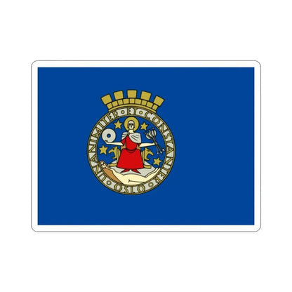 Flag of Oslo Oslo Norway STICKER Vinyl Die-Cut Decal - The Sticker Space