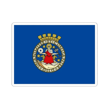 Flag of Oslo Oslo Norway - STICKER Vinyl Kiss-Cut Decal 3 Inch White - The Sticker Space