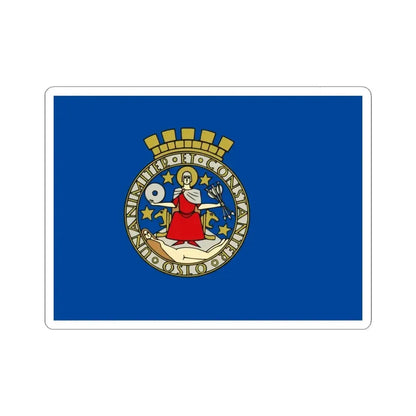 Flag of Oslo Oslo Norway - STICKER Vinyl Kiss-Cut Decal 6 Inch White - The Sticker Space