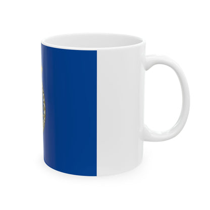 Flag of Oslo Oslo Norway - White Coffee Mug