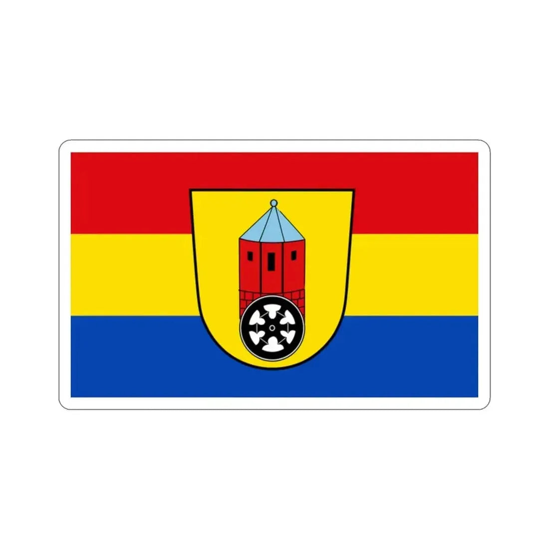 Flag of Osnabrück Germany STICKER Vinyl Die-Cut Decal 2 Inch - The Sticker Space