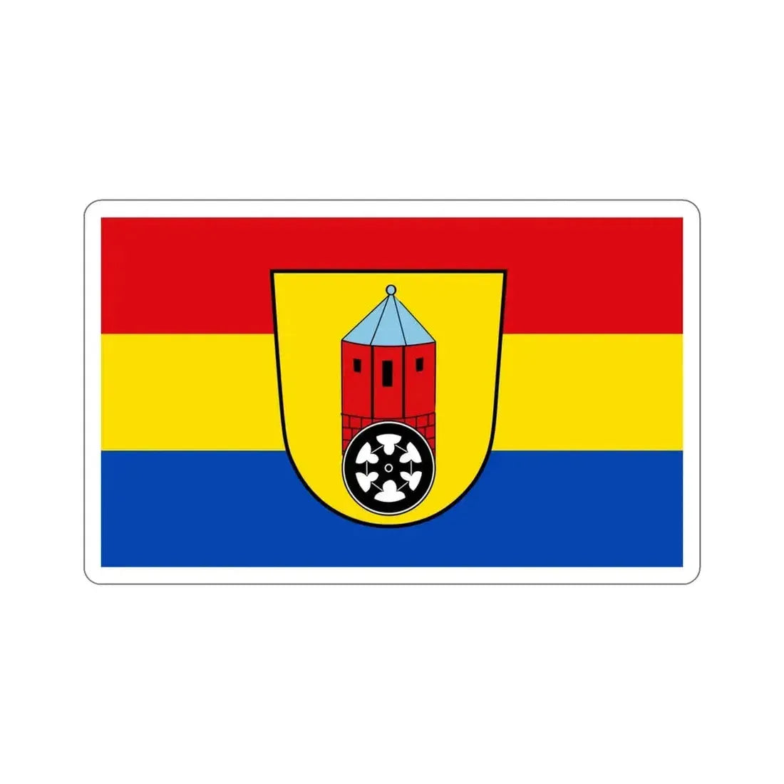 Flag of Osnabrück Germany STICKER Vinyl Die-Cut Decal 5 Inch - The Sticker Space