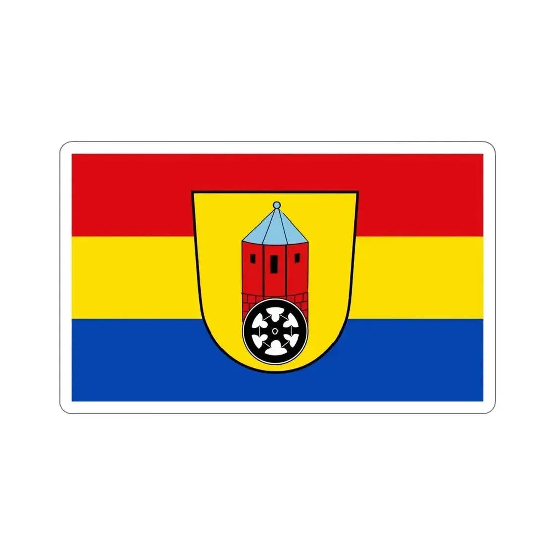 Flag of Osnabrück Germany STICKER Vinyl Die-Cut Decal - The Sticker Space