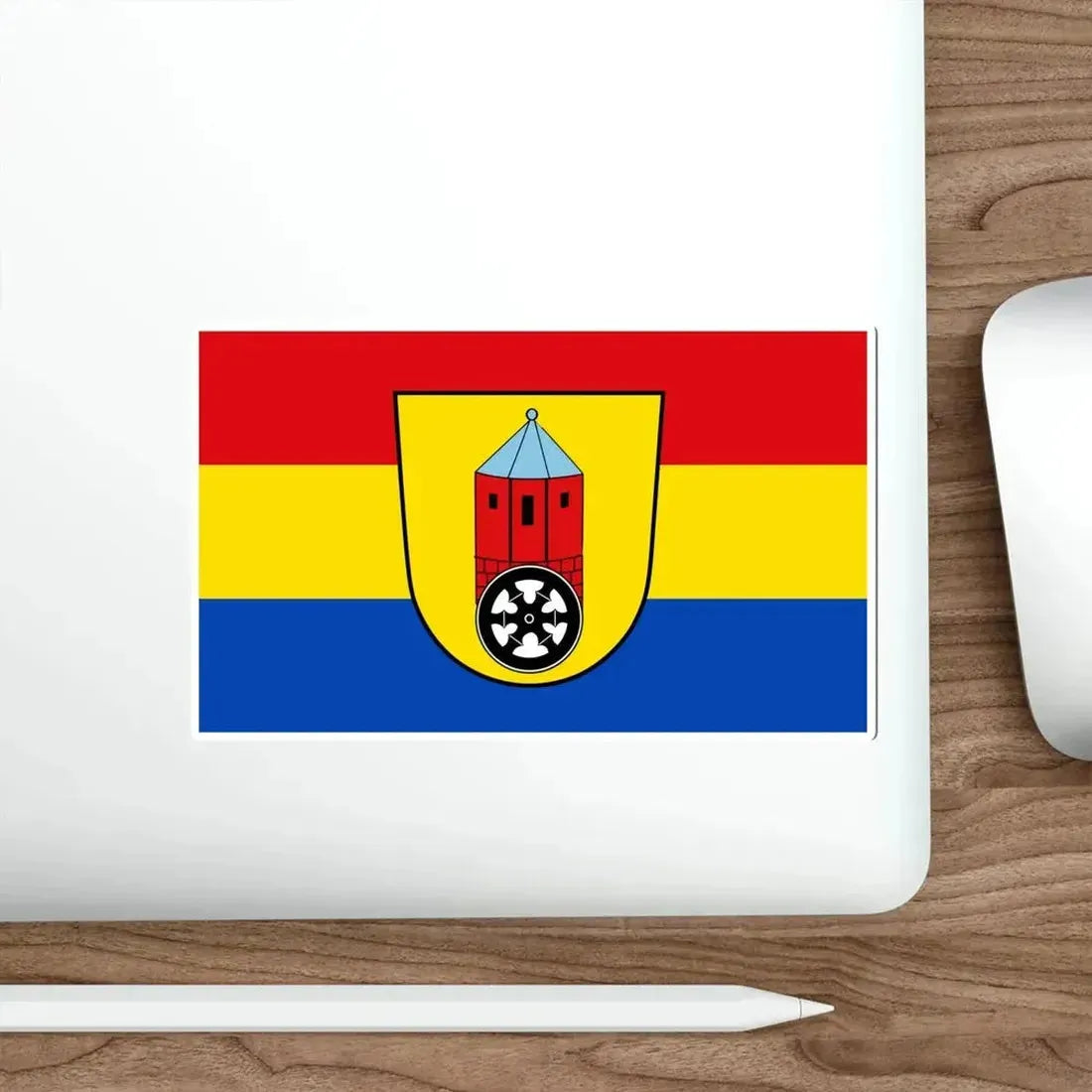 Flag of Osnabrück Germany STICKER Vinyl Die-Cut Decal - The Sticker Space