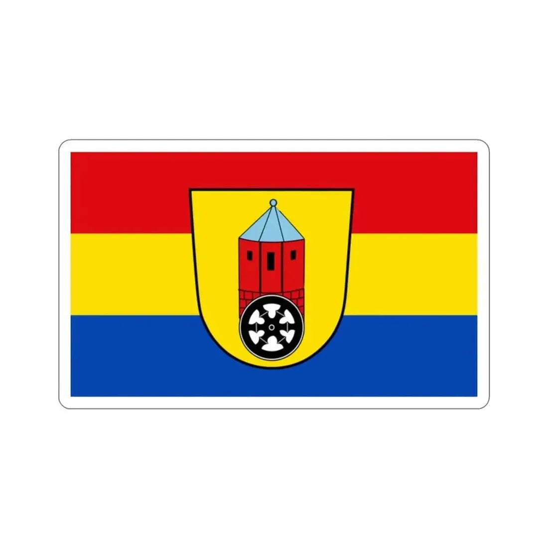 Flag of Osnabrück Germany STICKER Vinyl Die-Cut Decal - The Sticker Space