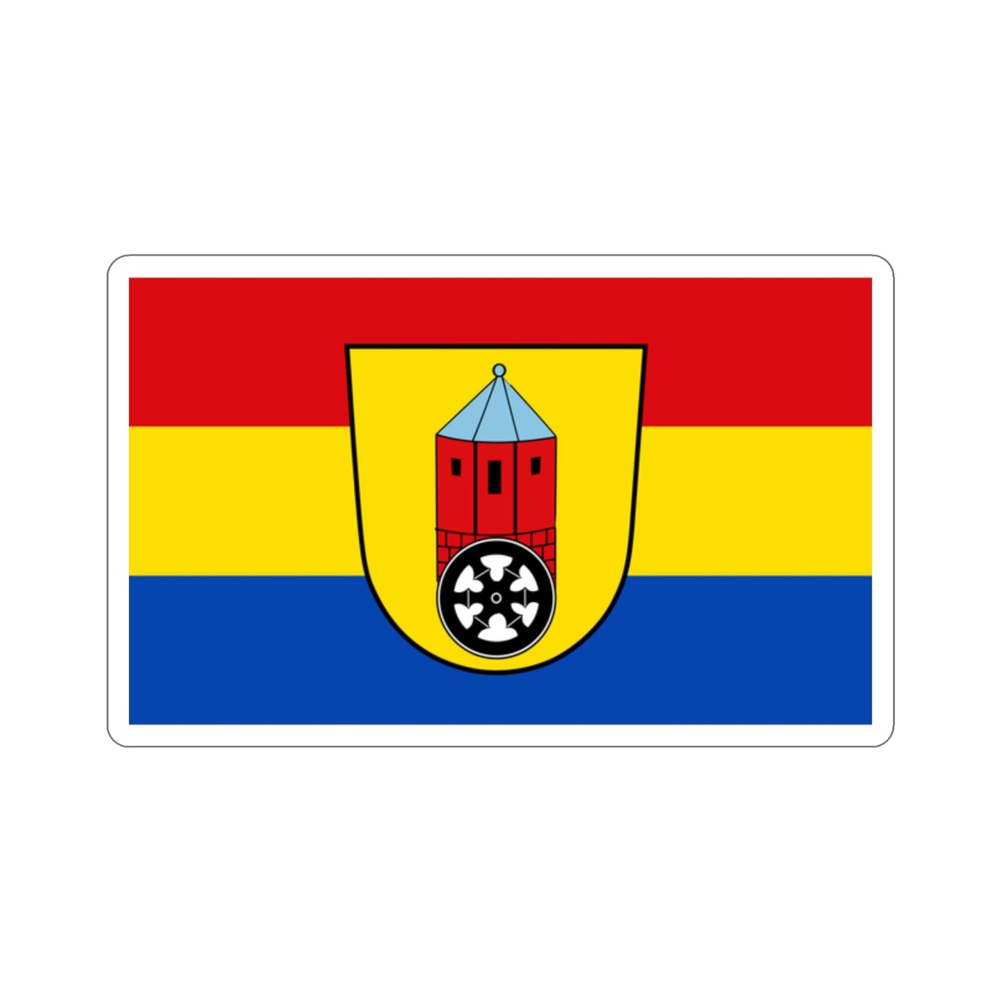 Flag of Osnabrück Germany STICKER Vinyl Die-Cut Decal-2 Inch-The Sticker Space