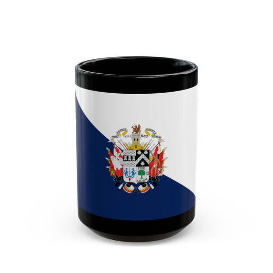 Flag of Osorno Chile - Black Coffee Mug-15oz-The Sticker Space