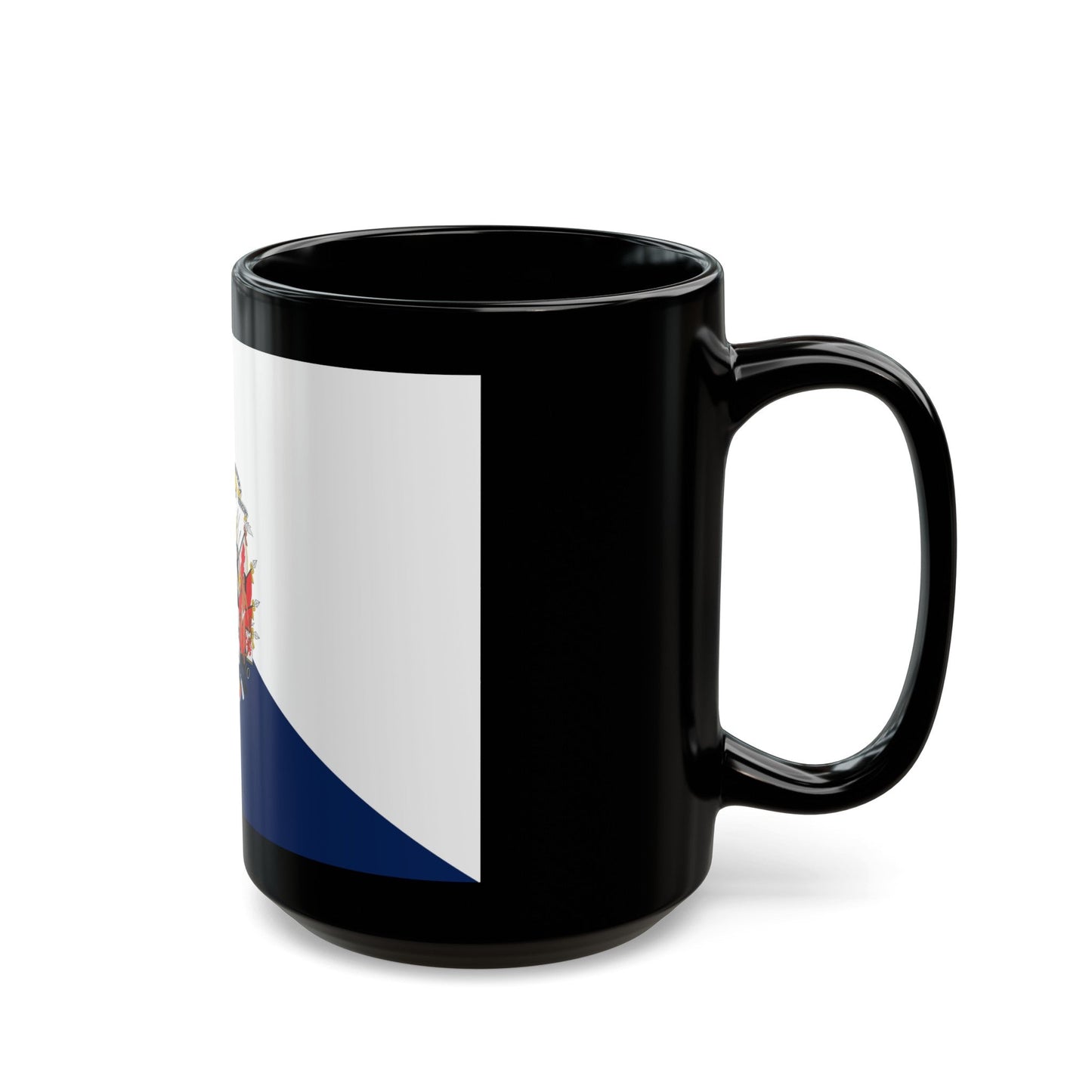 Flag of Osorno Chile - Black Coffee Mug-The Sticker Space