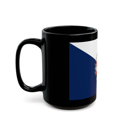 Flag of Osorno Chile - Black Coffee Mug-The Sticker Space