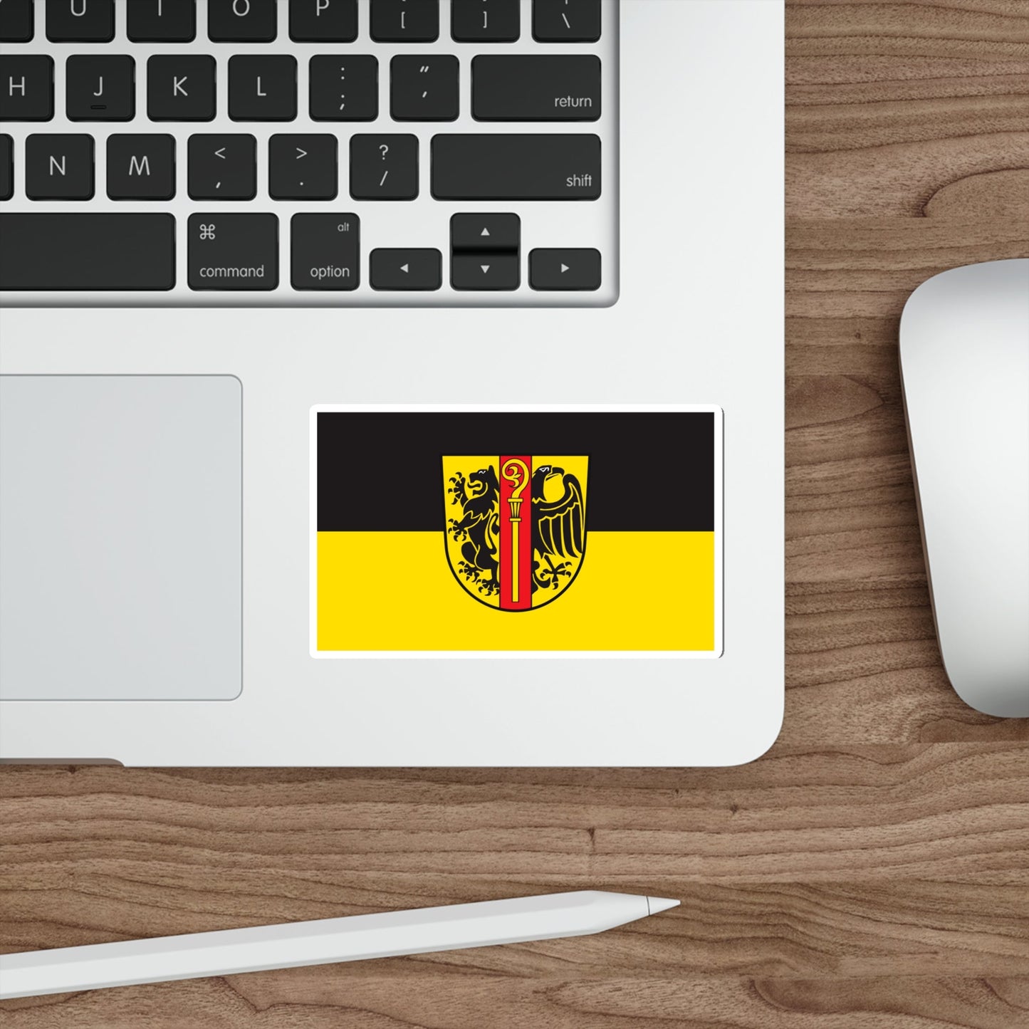 Flag of Ostalbkreis Germany STICKER Vinyl Die-Cut Decal-The Sticker Space